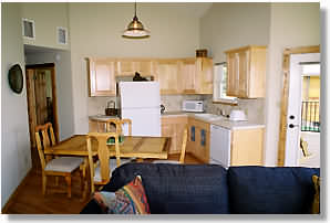 kitchen in cabin 3